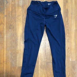 Gymshark dark blue navy leggings size small
